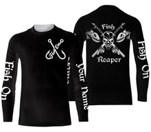 Load image into Gallery viewer, Fish Reaper Custom Name 3D All Over Printed Fishing Shirts TATS98