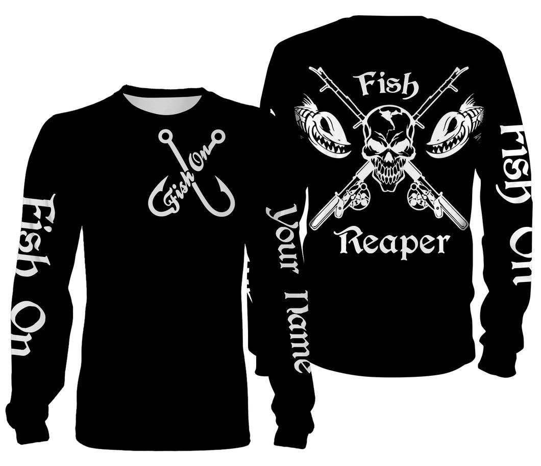 Fish Reaper Custom Name 3D All Over Printed Fishing Shirts TATS98