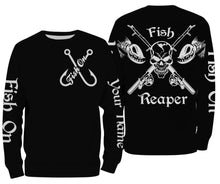 Load image into Gallery viewer, Fish Reaper Custom Name 3D All Over Printed Fishing Shirts TATS98