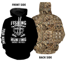 Load image into Gallery viewer, Funny fishing hunting custom name full printing oversize shirts personalized gift TATS171