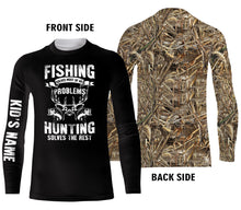 Load image into Gallery viewer, Funny fishing hunting custom name full printing oversize shirts personalized gift TATS171