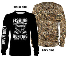 Load image into Gallery viewer, Funny fishing hunting custom name full printing oversize shirts personalized gift TATS171