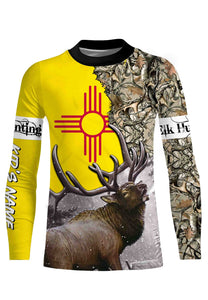 New Mexico Elk Hunting Custome Name 3D All Over Printed Shirts Personalized gift TATS135