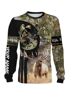 Bow Hunting Elk Hunting Custome Name 3D All Over Printed Shirts Personalized gift TATS137