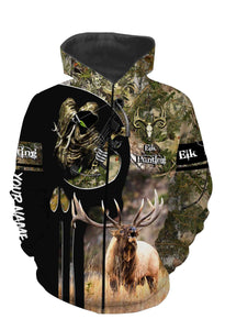 Bow Hunting Elk Hunting Custome Name 3D All Over Printed Shirts Personalized gift TATS137