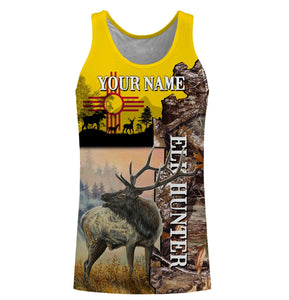 New Mexico Elk hunting custom name 3D All over print shirts personalized gift TATS164