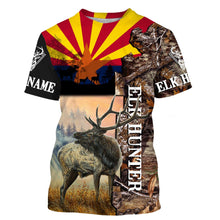 Load image into Gallery viewer, Arizona Elk hunting custom name 3D All over print shirts personalized gift TATS165
