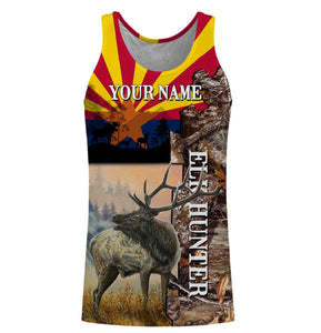 Arizona Elk hunting custom name 3D All over print shirts personalized gift TATS165