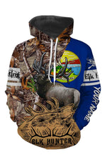 Load image into Gallery viewer, Montana Elk Hunting Customize Name 3D All Over Printed Shirts Personalized Gift TATS118