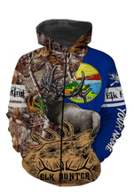 Load image into Gallery viewer, Montana Elk Hunting Customize Name 3D All Over Printed Shirts Personalized Gift TATS118