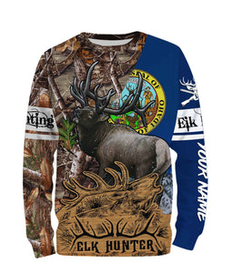 Idaho Elk Hunting Customize Name 3D All Over Printed Shirts Personalized Gift TATS123