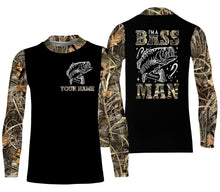 Load image into Gallery viewer, I am a bass man UV protection quick dry Customize name long sleeves UPF 30+ personalized gift