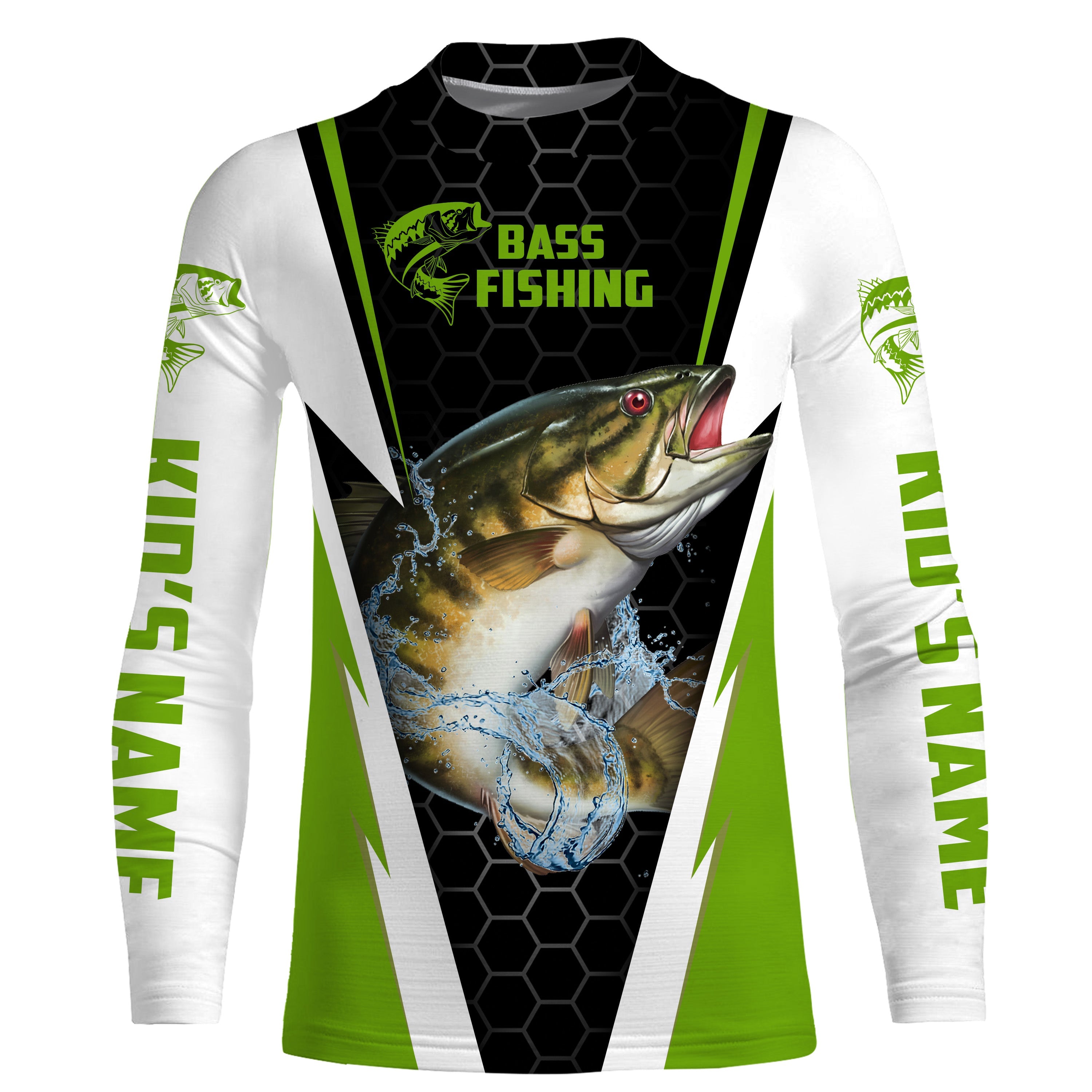 Personalized Bass Fishing Long Sleeve performance Fishing Shirts, Fish –  ChipteeAmz