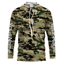 Load image into Gallery viewer, Desert camo Custom UV Long Sleeve performance Fishing Shirts, camouflage Fishing apparel - IPHW1582