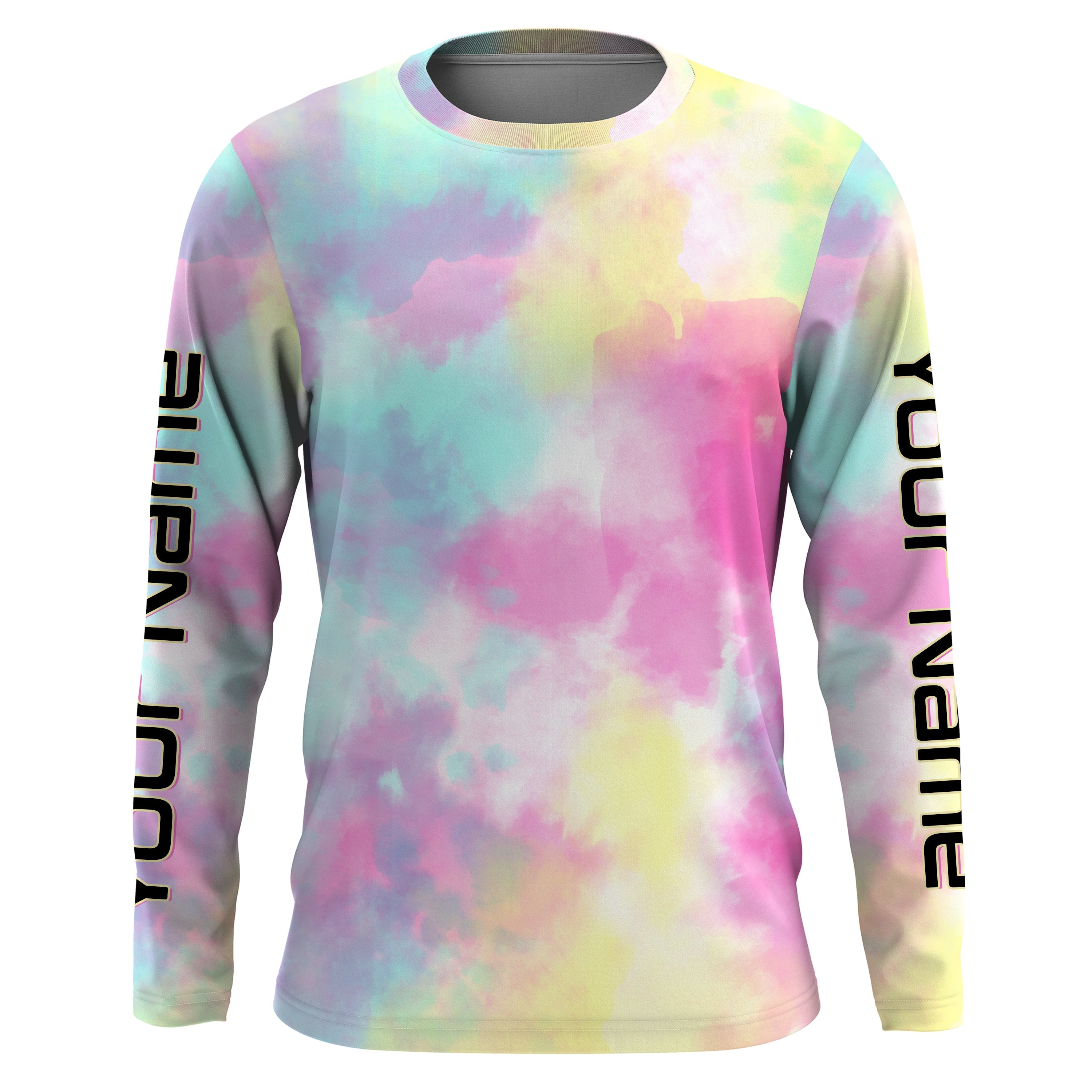 Custom Womens pastel Tie Dye Shirts, UV Long Sleeve Fishing Shirts for –  ChipteeAmz