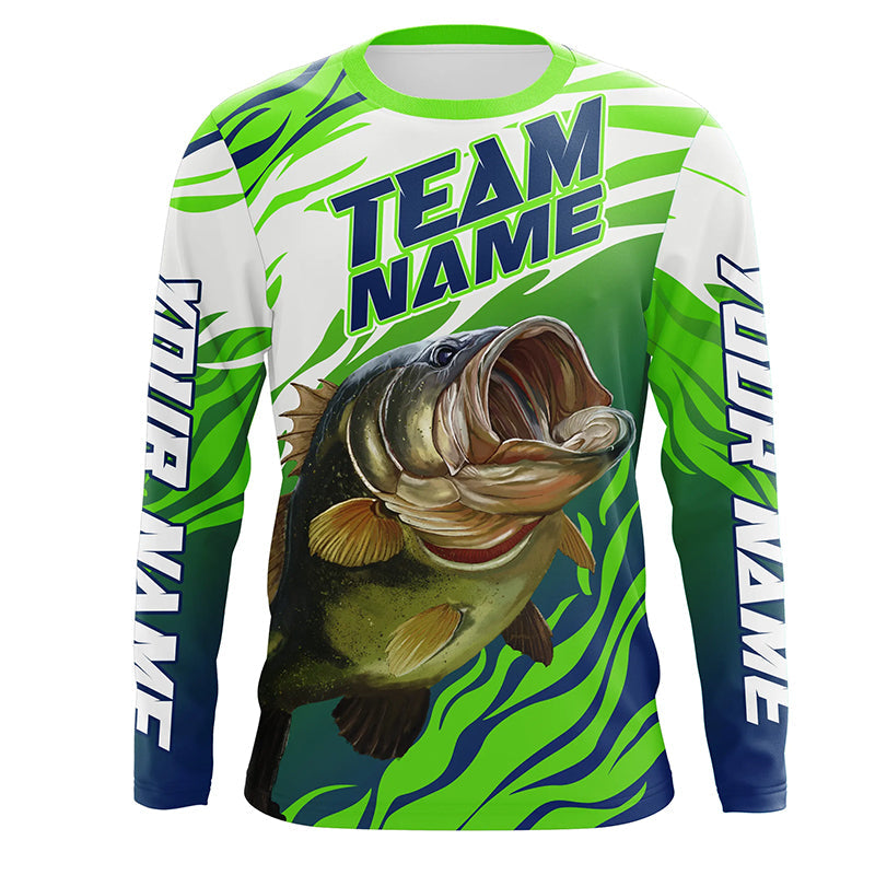 Personalized Largemouth Bass Fishing Jerseys, Bass Tournament