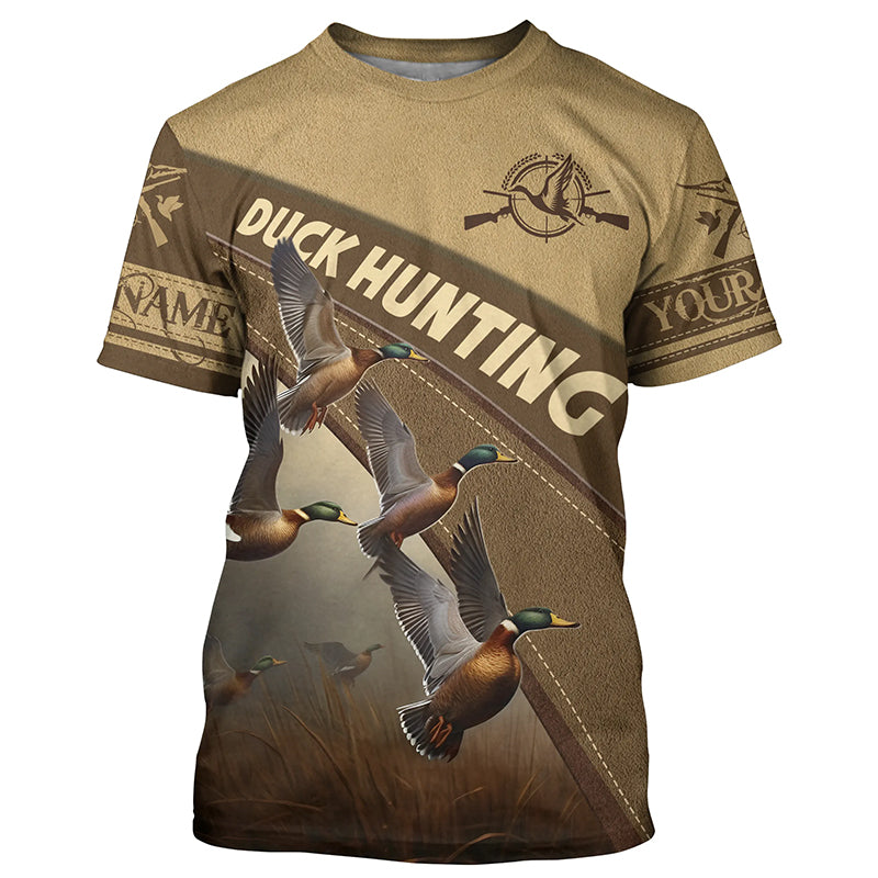 Duck Hunting Custom All Over Printed Shirts Waterfowl Hunter Shirts Duck Hunter Clothing Men And Women IPHW5428