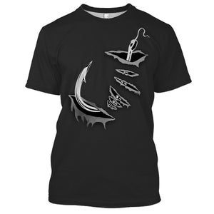 Fish hook Fishing 3D All over print shirt - Fishing shirt gift for men, women and kid - IPH1199