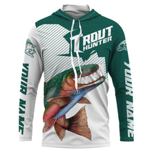 Load image into Gallery viewer, Angry Rainbow Trout Custom Long sleeve performance Fishing Shirts, Trout hunter Fishing jerseys IPHW3329