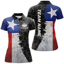 Load image into Gallery viewer, Vintage Texas Flag Custom Texas Bowling Team Shirts Tx Bowling League Outfits For Women IPHW5481