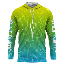 Load image into Gallery viewer, Mahi Mahi Fish skin Custom Long sleeve performance Fishing shirts, Mahi Mahi Fishing jerseys IPHW3040