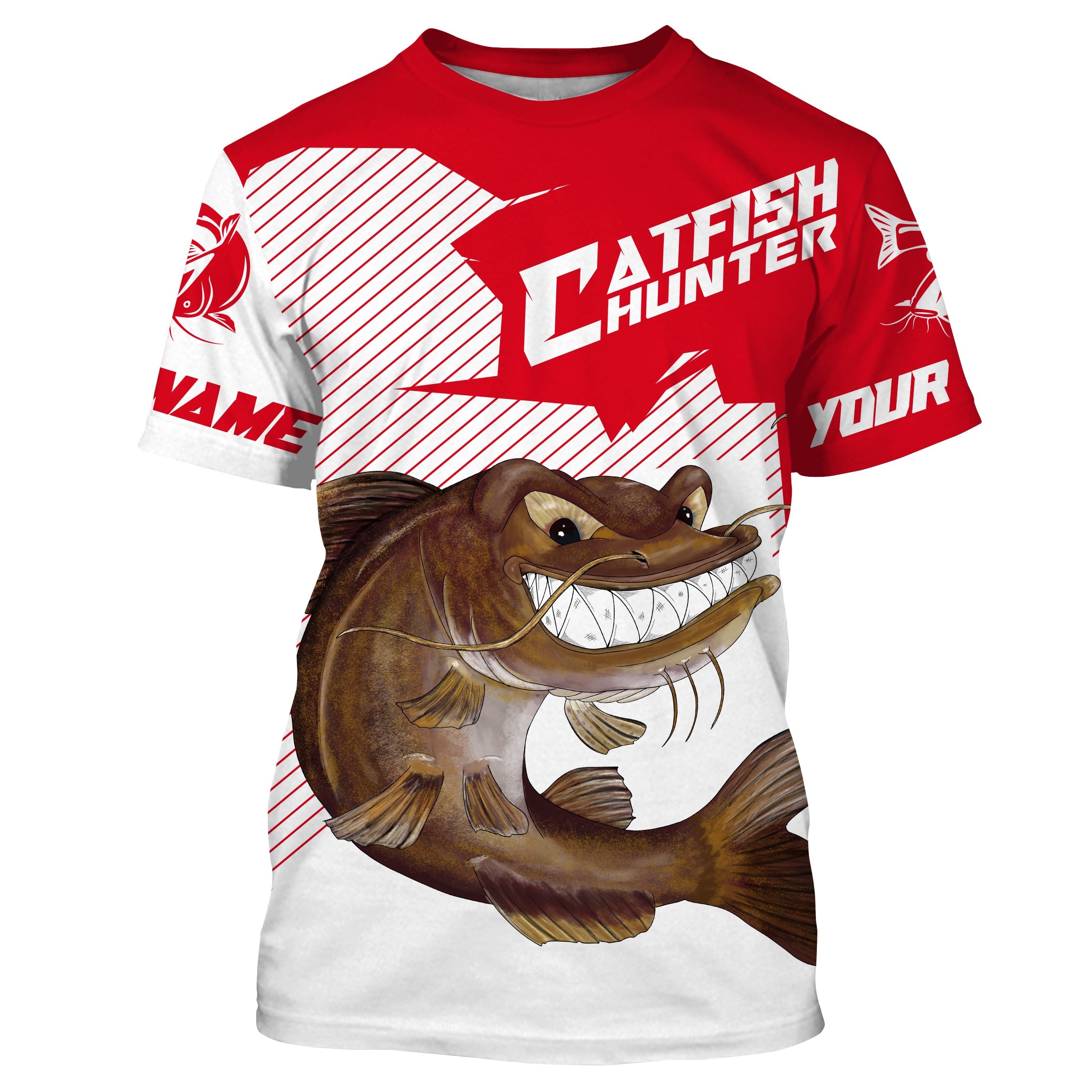 Angry Catfish Custom Long sleeve performance Fishing Shirts, Catfish h –  ChipteeAmz