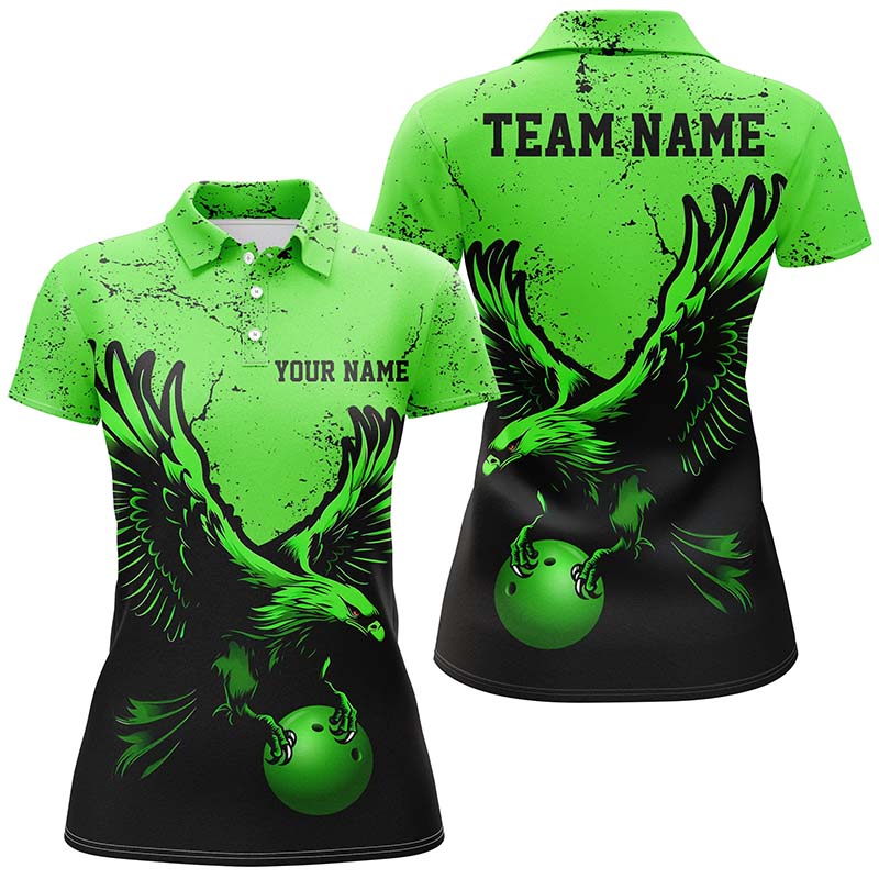 Custom Name Eagles Hawaiian Bowling Shirt For Men And Women