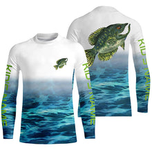 Load image into Gallery viewer, Custom Crappie Tournament Long Sleeve Fishing Shirts, Crappie Performance Fishing Jerseys IPHW4796