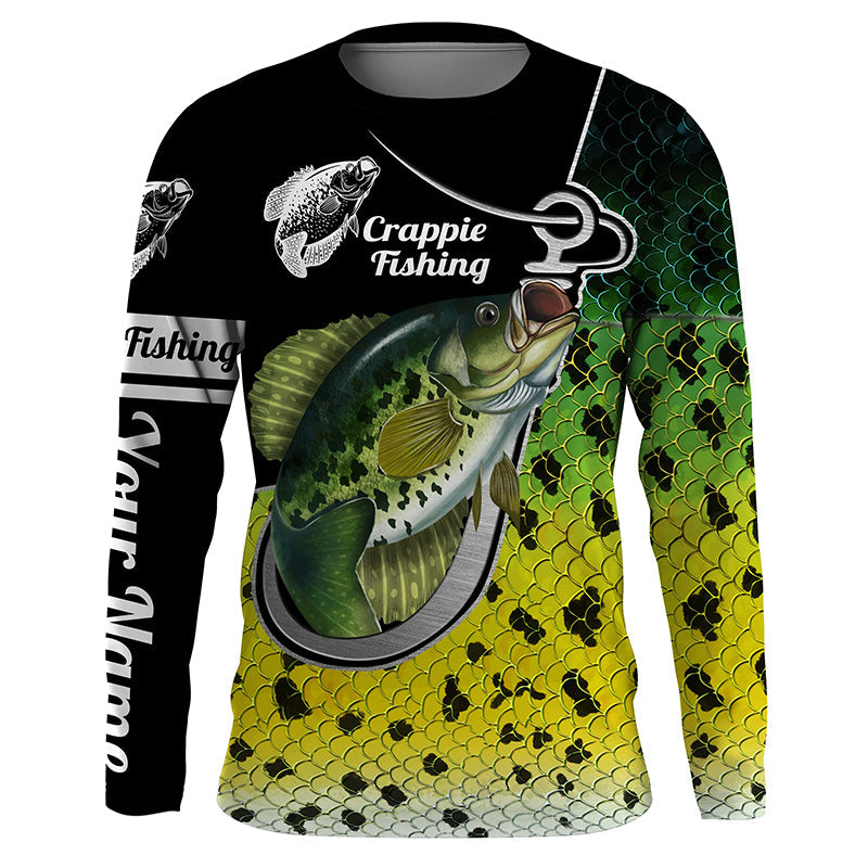 Bass Scale Fishing Customize Name Long sleeves Shirts For Men And