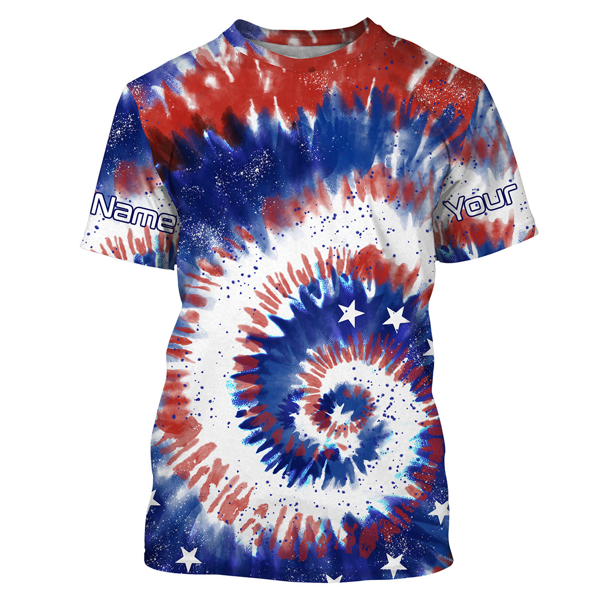 Custom Tie dye American Flag Fishing Shirts, USA Patriotic Fishing gif –  ChipteeAmz