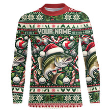 Load image into Gallery viewer, Walleye Fishing Ugly Sweater Pattern Christmas Custom Fishing Shirts Personalized Fishing Gifts IPHW5568