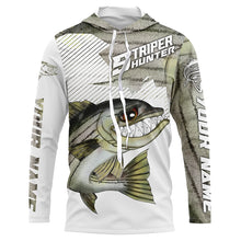 Load image into Gallery viewer, Personalized Striped Bass Performance Fishing Shirts, Striper Hunter Fishing Jerseys IPHW4252