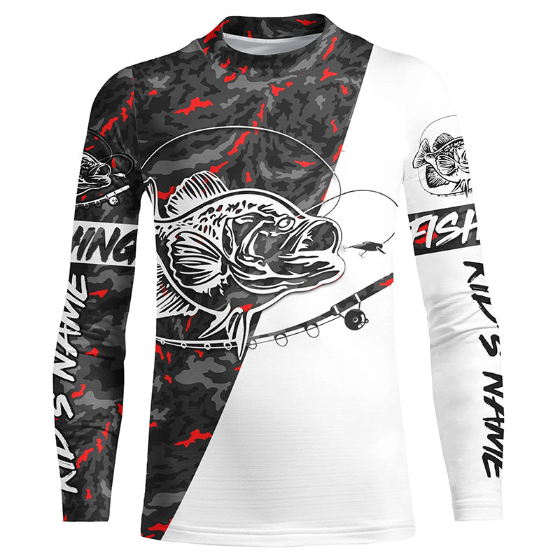 Custom Crappie Long Sleeve Tournament Fishing Shirts, Crappie Fishing –  ChipteeAmz
