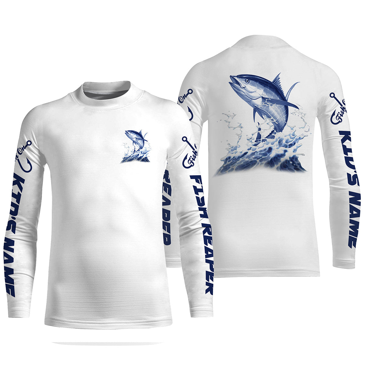 Custom Tuna Long sleeve performance Fishing Shirts for men, Tuna Fishi –  ChipteeAmz