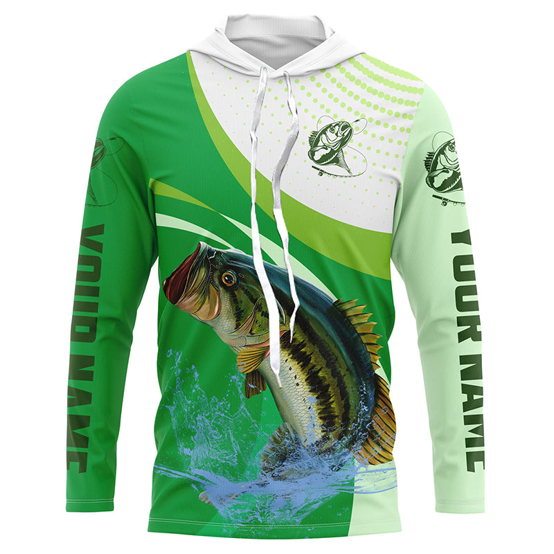 Custom Largemouth Bass Fishing Shirts Bass Fishing jerseys 3D All