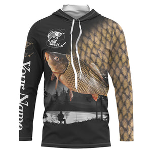 Carp Fishing scale Customize name All over print shirts - personalized fishing gift for men and women - IPH1032