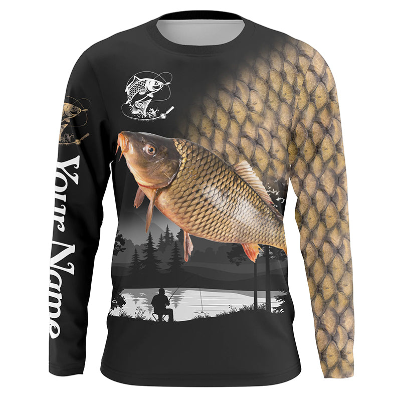 Carp Fishing scale Customize name All over print shirts