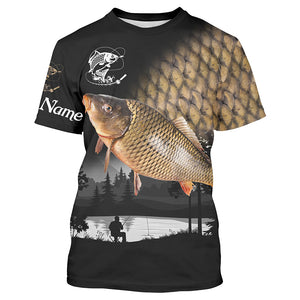 Carp Fishing scale Customize name All over print shirts - personalized fishing gift for men and women - IPH1032