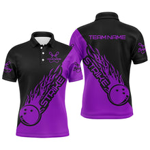 Load image into Gallery viewer, Custom Bowling Shirts For Men And Women, Bowling Team Shirts Bowling Strike | Purple IPHW4288