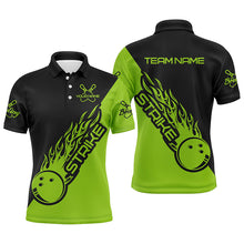 Load image into Gallery viewer, Custom Bowling Shirts For Men And Women, Bowling Team Shirts Bowling Strike | Green IPHW4291