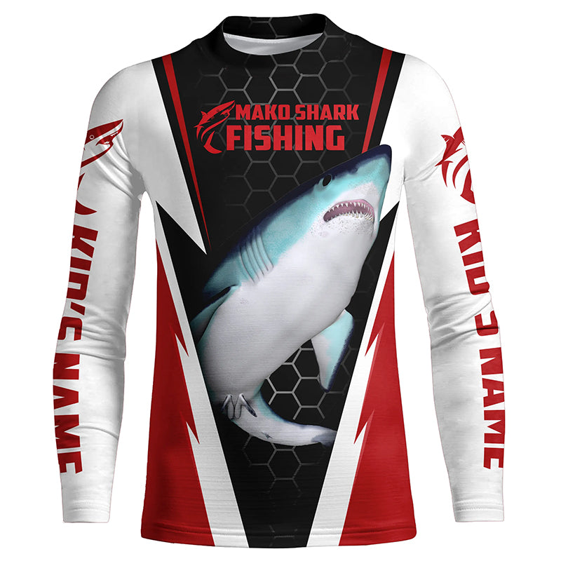 Mako Shark Fishing Custom Long Sleeve Fishing Shirts, Shark Fishing Sh –  ChipteeAmz