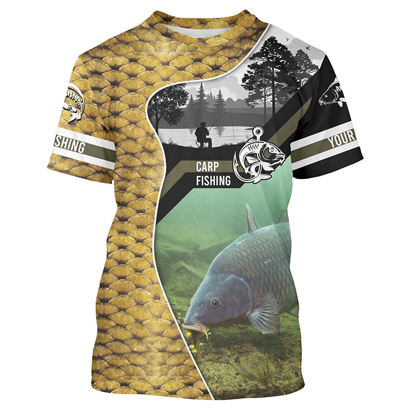 Carp Fishing Custom Long Sleeve Fishing Shirts, Carp Fishing Scales To –  ChipteeAmz