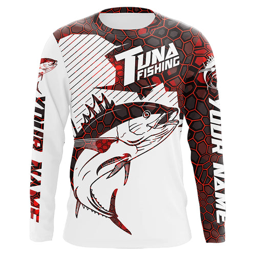 Tuna Satwater Fishing Custom Long Sleeve performance Shirts