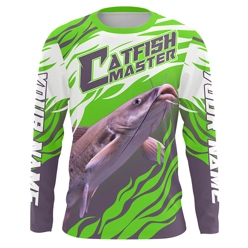 Chanel Catfish Fishing Custom Uv Long Sleeve Fishing Shirts, Catfish Master Tournament Fishing Shirt IPHW3925