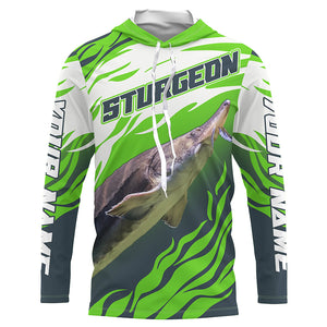 Custom Sturgeon Long Sleeve Performance Fishing Shirts, Sturgeon Master Tournament Fishing Shirt IPHW3926