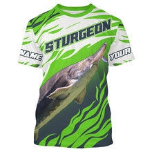 Load image into Gallery viewer, Custom Sturgeon Long Sleeve Performance Fishing Shirts, Sturgeon Master Tournament Fishing Shirt IPHW3926