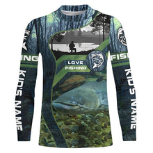 Load image into Gallery viewer, Catfish Fishing Custom Long Sleeve Uv Protection Fishing Shirts, Catfish Tournament Fishing Shirt IPHW3937