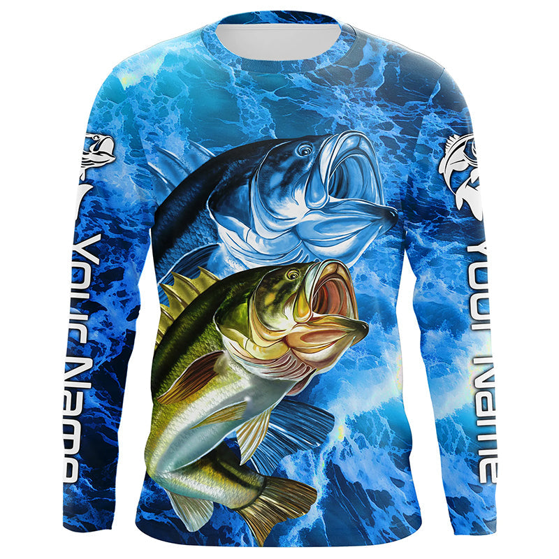 Personalized Bass Fishing Jerseys, Bass Fishing Long Sleeve Fishing To –  ChipteeAmz