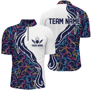 Custom Bowling Shirts For Men And Women, Personalized Bowling Team Jerseys IPHW4494