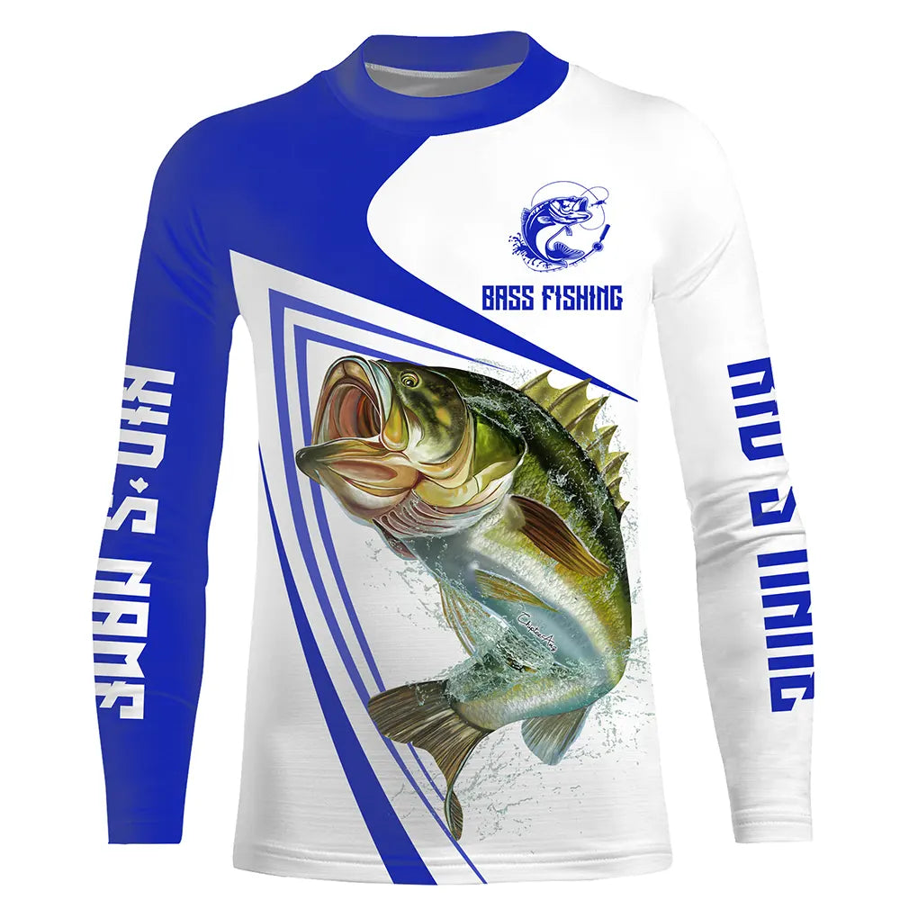 Source Wholesale Long Sleeve Sublimation Print Bass Fishing Jersey
